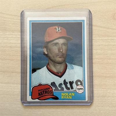 Sale Photo Thumbnail #41: 1981 Topps #240 Nolan Ryan