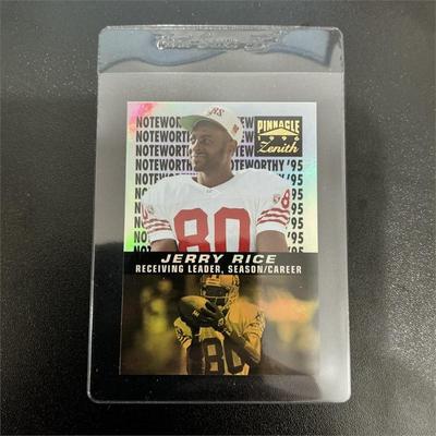 Sale Photo Thumbnail #20: 1996 Pinnacle Zenith #2 Jerry Rice