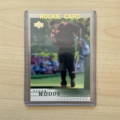 Sale Photo Thumbnail #30: 2001 Upper Deck #1 Tiger Woods Rookie