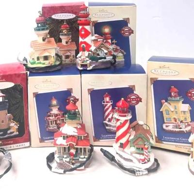 "Hallmark" Keepsake Ornaments Lighthouse Greetings 