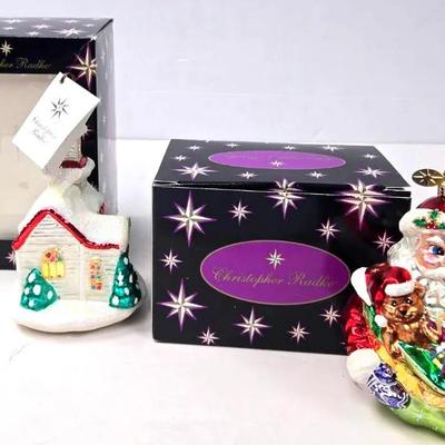 "Christopher Radko" Glass Ornaments 