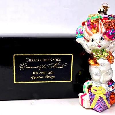 "Christopher Radko" 'Egg-stra Plenty' Ornament 