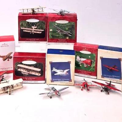 "Hallmark" Keepsake Plane Ornaments 