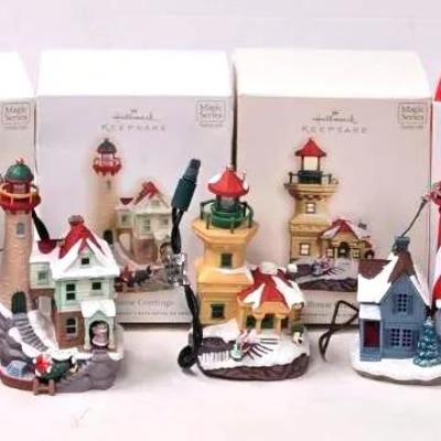 "Hallmark" Keepsake Ornaments Lighthouse Greetings 