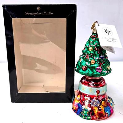"Christopher Radko" 'O'Tannenbell Jr.' Glass Ornament 