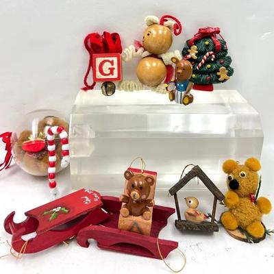 Assortment of Christmas Ornaments 