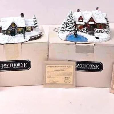 "Thomas Kinkade" Village Collection with Certificates 