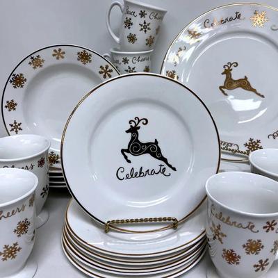 “Gibson” Plates, Bowls, & Cups 