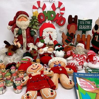 “Fenton” Snowman Ornaments, Santa Figurine, & More