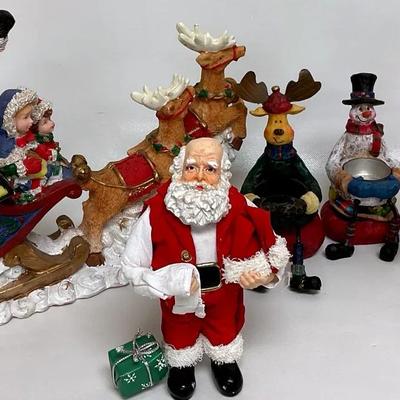 Santa Figurines, Tealight Holders, & More 