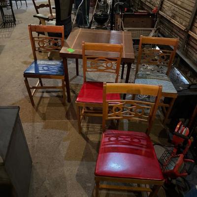 Sale Photo Thumbnail #2: Norquist Coronet folding dining set