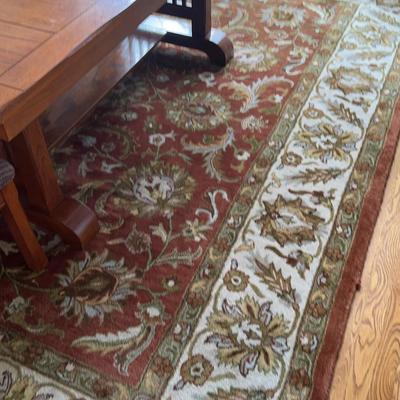 Large Floral Area Rug 