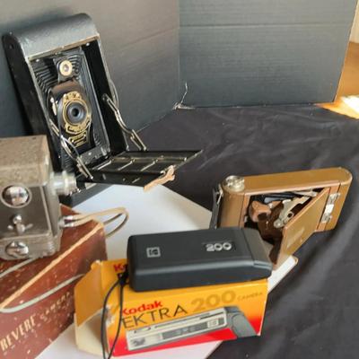4 Vintage Kodak Cameras