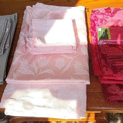 3 Sets Of Table Linens
