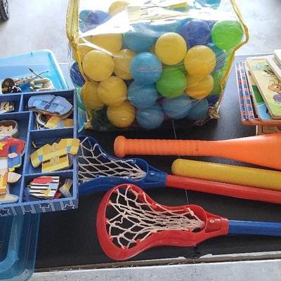 Kids Sports, Cars & Plastic Animals