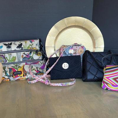 6 Purses: Kate Spade, Sakroots, Vera Bradley etc