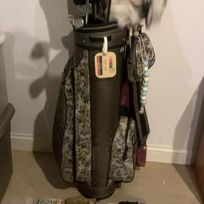 Ladies Golf Bag, Clubs, 6M Shoes & Accessories 