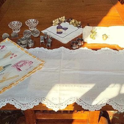 High-end Tableware: Linens, Candlestick Holders, Napkin Rings, Placecard Holders, Runner & More