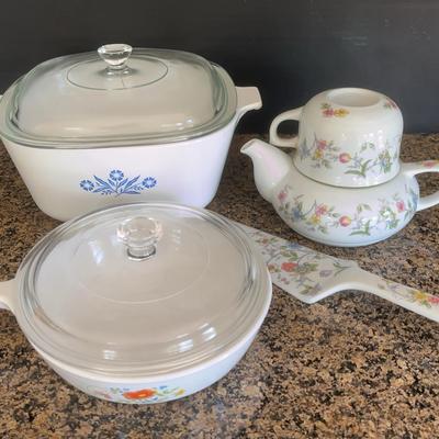 Corningware & Andrea Tea Set