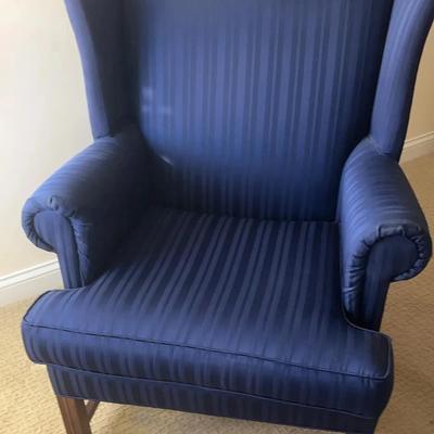 Blue Upholsteted Armchair 