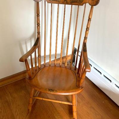 Sale Photo Thumbnail #83: Hitchcock rocker