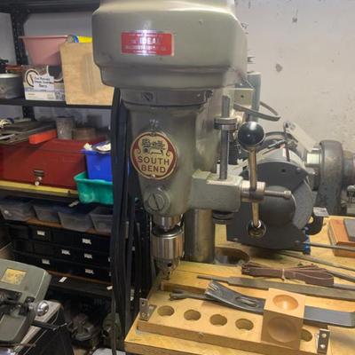 Sale Photo Thumbnail #91: South Bend 14 " floor-standing multi-speed drill press