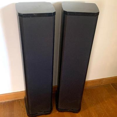 Sale Photo Thumbnail #29: Pr. Acustech speakers, ht. 43 1/4 "