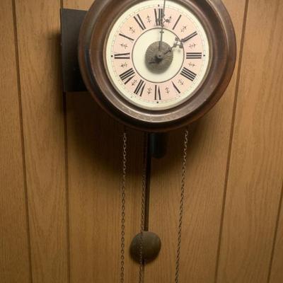 Sale Photo Thumbnail #89: Antique Postman wall clock