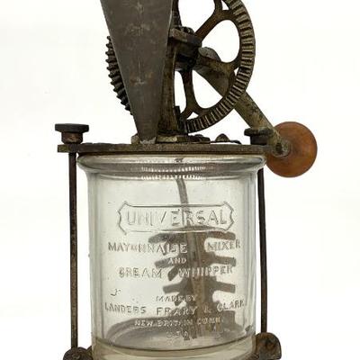 Universal mayonnaise mixer and cream whipper.