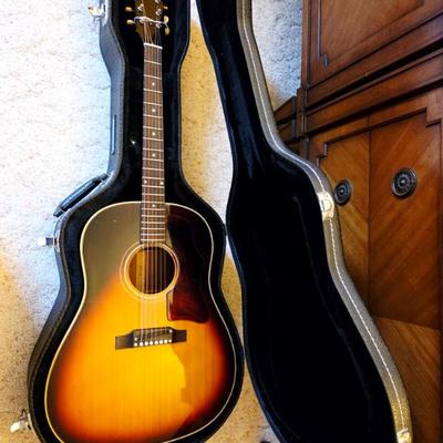 Vintage Gibson acoustic guitar 