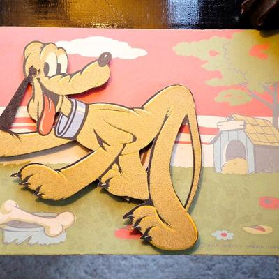 Mid century Disney 3D wall art 