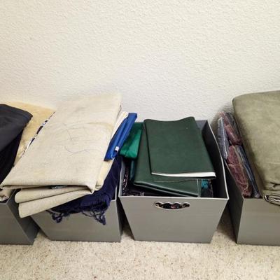 Lots of fabric! 
