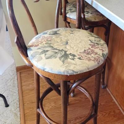 Wooden barstools 