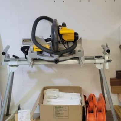 Sale Photo Thumbnail #184: DeWalt Miter Saw and Stand