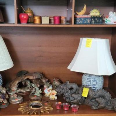 Sale Photo Thumbnail #53: Oriental Decor and Bird Figurines 