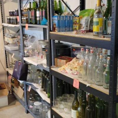 Sale Photo Thumbnail #110: Shelves Bottles and Jars
