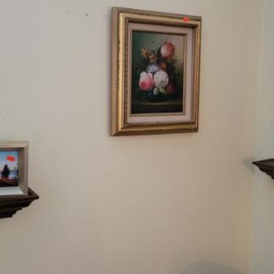 Sale Photo Thumbnail #20: More art and floating Shelfs