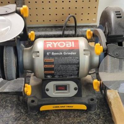 Sale Photo Thumbnail #192: Ryobi Bench Grinder