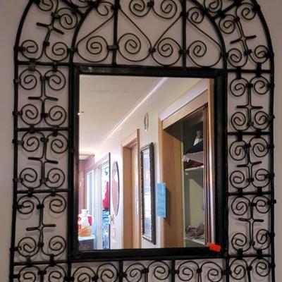 Sale Photo Thumbnail #69: Iron Hall Mirror