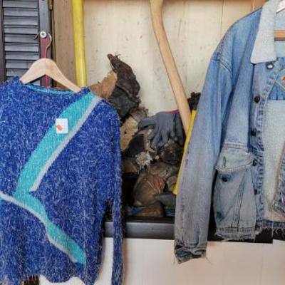 Sale Photo Thumbnail #15: Vintage sweater and denim jacket
