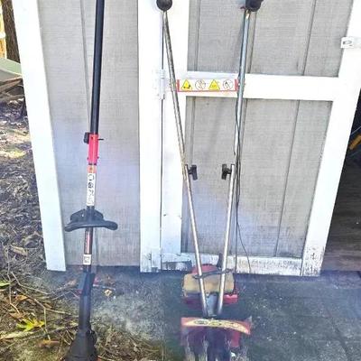 Mantis Tiller & Troy Bilt Weed Whacker 