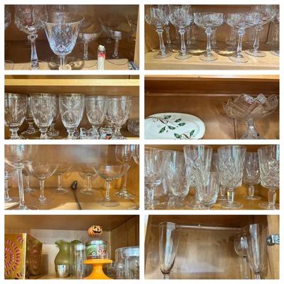 Mystery Glass Cabinet Lot