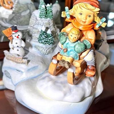 Hummel Winter Wonderland Scape And Christmas Delivery In Boxes