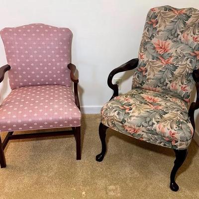 2 Upholstered Chairs