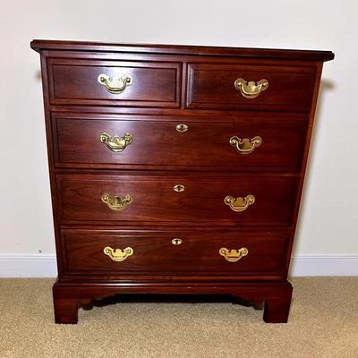 Cherry Statton Trutype Americana Chest Of Drawers