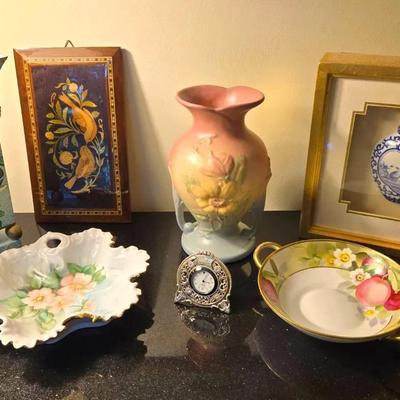 Hull Ceramic Vase, Nippon China, Brighton Clock + More