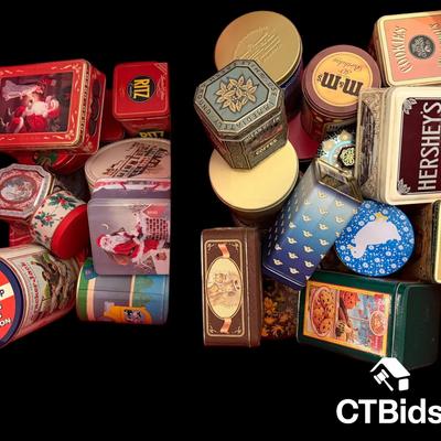 CV106 - Large Group of Decorative and Advertising Tins