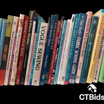 CV219 - Large Book Collection On Clothing Construction and Tailoring