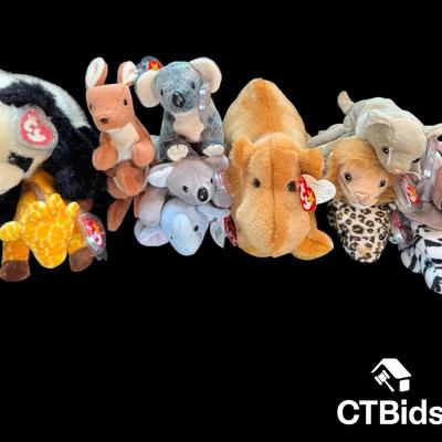 CV529 - Vintage TY Beanie Babies And Buddies, Zoo Group #2