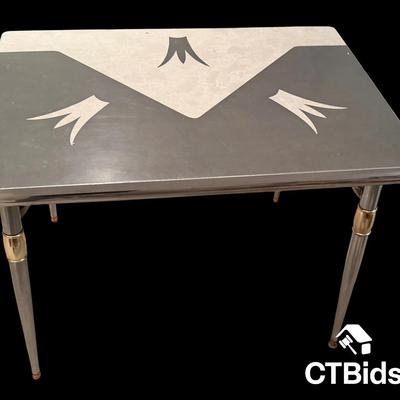 CV149 - MCM Formica and Chrome Table